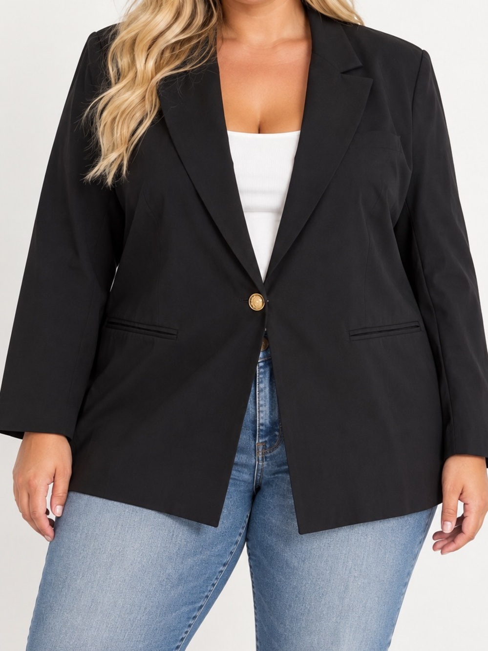 Lane Bryant Ponte Smooth Knit Bryant Blazer 26
